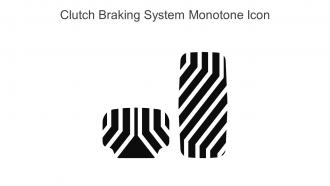 Clutch Braking System Monotone Icon In Powerpoint Pptx Png And Editable Eps Format