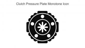 Clutch Pressure Plate Monotone Icon In Powerpoint Pptx Png And Editable Eps Format
