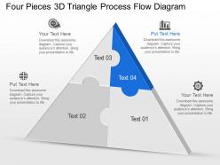 30184988 style puzzles triangular 4 piece powerpoint presentation diagram infographic slide