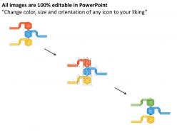 8645141 style cluster hexagonal 3 piece powerpoint presentation diagram infographic slide