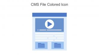 CMS File Colored Icon In Powerpoint Pptx Png And Editable Eps Format