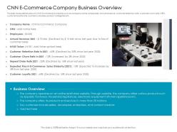 Cnn e commerce company business overview ppt guidelines