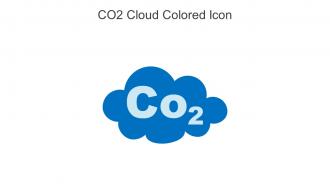 CO2 Cloud Colored Icon In Powerpoint Pptx Png And Editable Eps Format