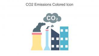CO2 Emissions Colored Icon In Powerpoint Pptx Png And Editable Eps Format