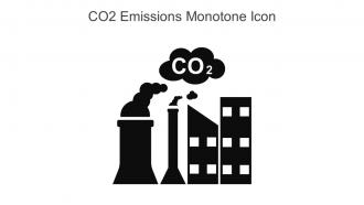 CO2 Emissions Monotone Icon In Powerpoint Pptx Png And Editable Eps Format