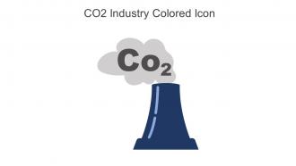 CO2 Industry Colored Icon In Powerpoint Pptx Png And Editable Eps Format