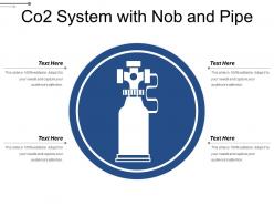 Co2 system with nob and pipe