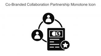 Co Branded Collaboration Partnership Monotone Icon In Powerpoint Pptx Png And Editable Eps Format