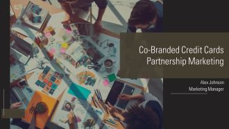 Co Branded Credit Cards Partnership Marketing PPT Example AT