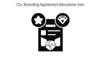 Co Branding Agreement Monotone Icon In Powerpoint Pptx Png And Editable Eps Format