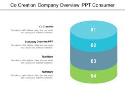 Co creation company overview ppt consumer review core marketing cpb