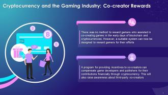 Co Creator Rewards In The Gaming Industry Training Ppt