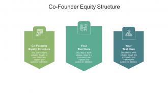 Co founder equity structure ppt powerpoint presentation slides clipart images cpb