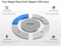 46058262 style circular loop 4 piece powerpoint presentation diagram infographic slide