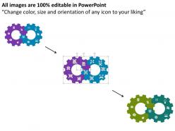 77754847 style variety 1 gears 2 piece powerpoint presentation diagram infographic slide