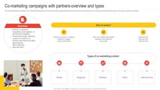 Co Marketing Campaigns With Partners Overview And Types Nurturing Relationships