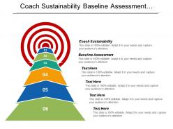 Coach sustainability baseline assessment foundation workshop implement organizational health