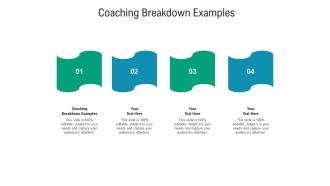 Coaching breakdown examples ppt powerpoint presentation portfolio slides cpb