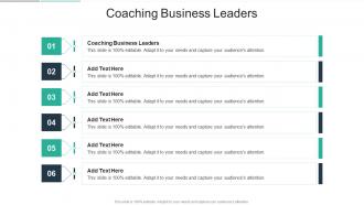 Coaching Business Leaders In Powerpoint And Google Slides Cpb