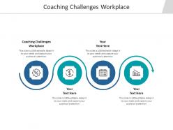 Coaching challenges workplace ppt powerpoint presentation portfolio master slide cpb