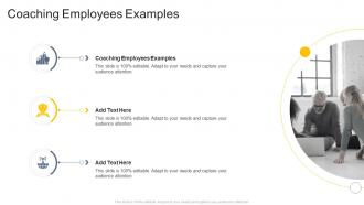Coaching Employees Examples In Powerpoint And Google Slides Cpb