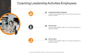Coaching Leadership Activities Employees In Powerpoint And Google Slides Cpb