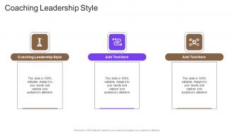 Coaching Leadership Style In Powerpoint And Google Slides Cpb