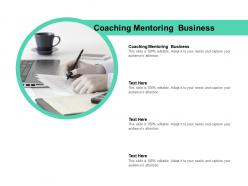 Coaching mentoring business ppt powerpoint presentation styles slide cpb