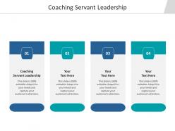Coaching servant leadership ppt powerpoint presentation file mockup cpb