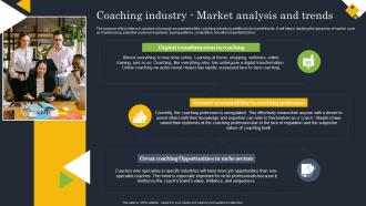 Coaching Start Up Coaching Industry Market Analysis And Trends BP SS