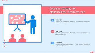Coaching Strategy For Organizational Workforce Icon