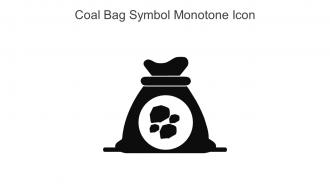 Coal Bag Symbol Monotone Icon In Powerpoint Pptx Png And Editable Eps Format