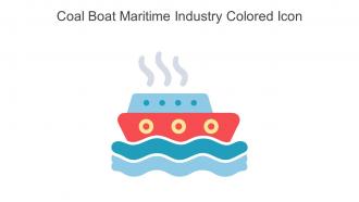 Coal Boat Maritime Industry Colored Icon In Powerpoint Pptx Png And Editable Eps Format