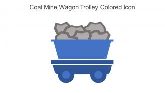 Coal Mine Wagon Trolley Colored Icon In Powerpoint Pptx Png And Editable Eps Format