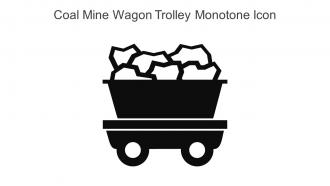 Coal Mine Wagon Trolley Monotone Icon In Powerpoint Pptx Png And Editable Eps Format