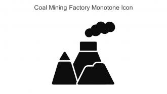 Coal Mining Factory Monotone Icon In Powerpoint Pptx Png And Editable Eps Format