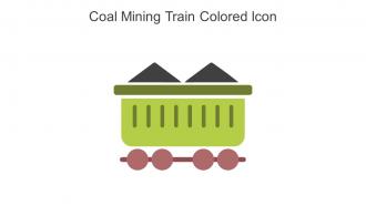 Coal Mining Train Colored Icon In Powerpoint Pptx Png And Editable Eps Format