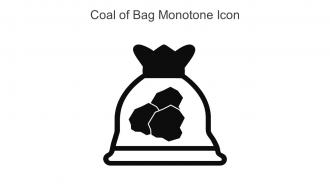 Coal Of Bag Monotone Icon In Powerpoint Pptx Png And Editable Eps Format