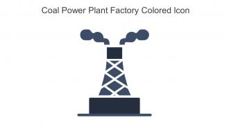 Coal Power Plant Factory Colored Icon In Powerpoint Pptx Png And Editable Eps Format