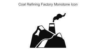 Coal Refining Factory Monotone Icon In Powerpoint Pptx Png And Editable Eps Format