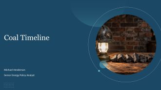 Coal Timeline PPT Sample VA