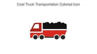 Coal Truck Transportation Colored Icon In Powerpoint Pptx Png And Editable Eps Format