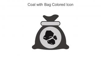 Coal With Bag Colored Icon In Powerpoint Pptx Png And Editable Eps Format