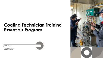 Coating Technician Training Essentials Program PPT Structure AT