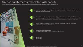 Cobot Safety And Risk Factors Powerpoint Presentation Slides Impactful Designed