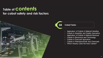 Cobot Safety And Risk Factors Powerpoint Presentation Slides Impressive Designed