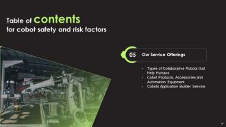 Cobot Safety And Risk Factors Powerpoint Presentation Slides Attractive Designed
