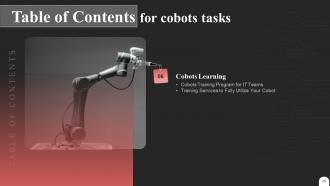 Cobot Tasks IT Powerpoint Presentation Slides Captivating