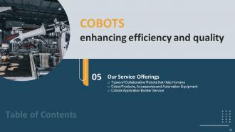 Cobots Enhancing Efficiency And Quality Powerpoint Presentation Slides Compatible Colorful