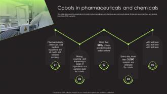 Cobots In Pharmaceuticals And Chemicals Cobot Safety And Risk Factors